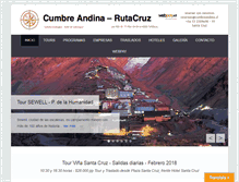 Tablet Screenshot of cumbreandina.cl